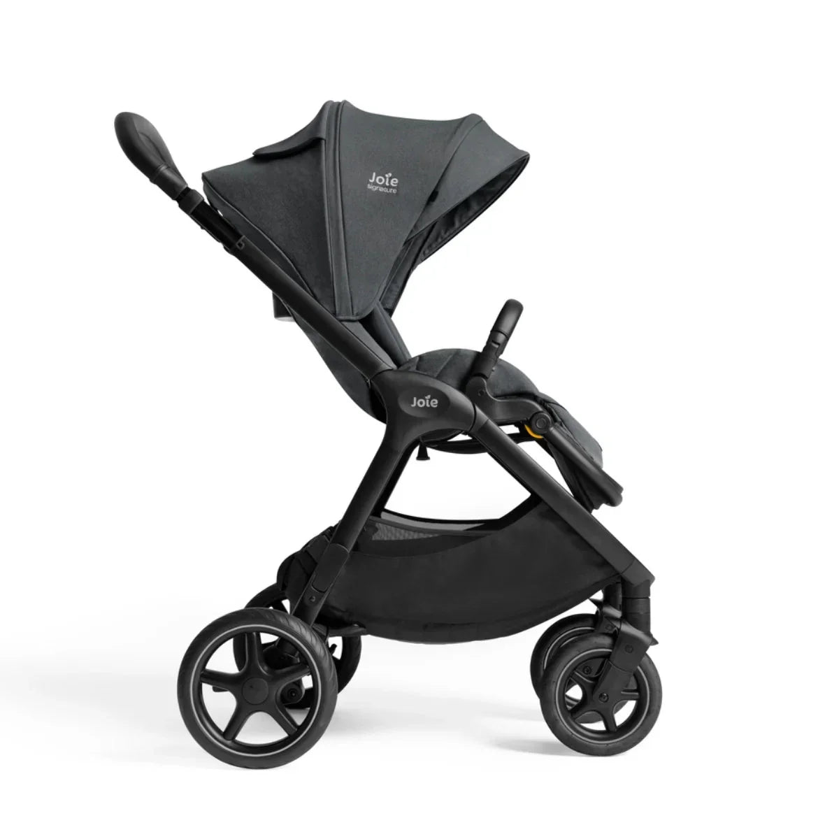 Joie - Otroški voziček Finiti™ + i-Level™ Pro - Signature Ebony (3v1) - Luxbaby