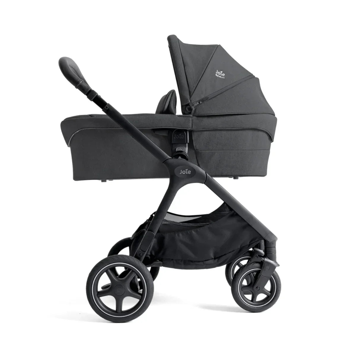 Joie - Otroški voziček Finiti™ + i-Level™ Pro - Signature Ebony (3v1) - Luxbaby