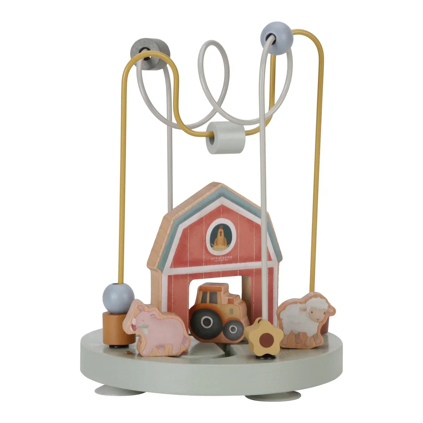 Little Dutch - Aktivna lesena spirala - Little Farm - LD7133 Luxbaby