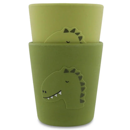 Trixie - Silikonski kozarček - Mr. Dino (2 kosa)