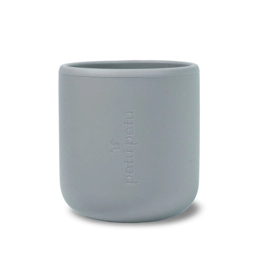 Petu Petu - Cooper silikonska skodelica Dusty Blue - PP 1038DB Luxbaby