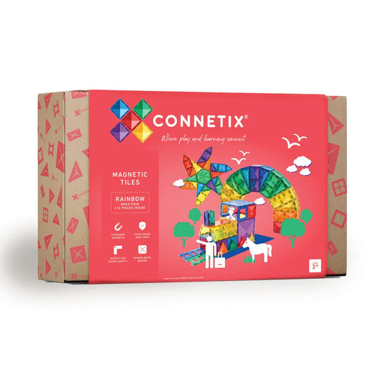 Connetix - Magnetne ploščice - Rainbow Mega Pack (212 kosov) - CON-EU-212 Luxbaby