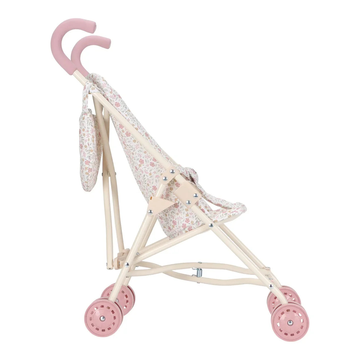 Little Dutch - Kovinski voziček za punčko - Soft Flowers - LD4585 Luxbaby