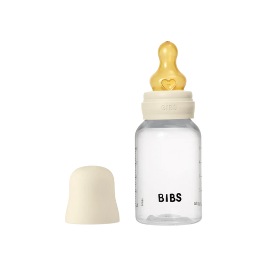 BIBS - Otroška steklenička 150 ml, lateks - Ivory (počasen pretok) - 5016216 Luxbaby