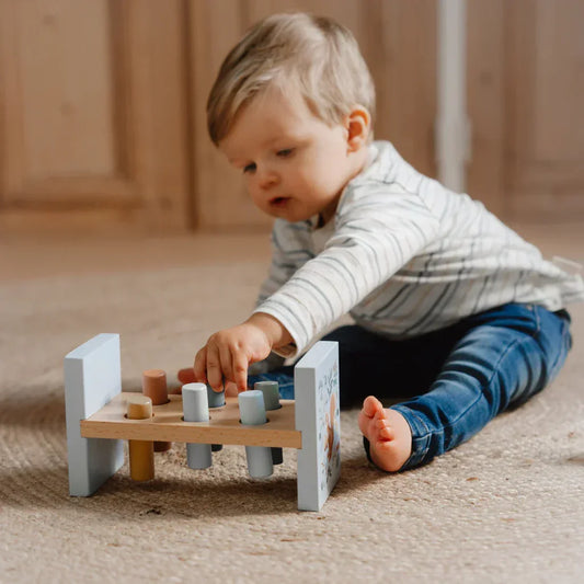 Little Dutch - Lesena igračka s kladivom - Forest Friends - LD7246 Luxbaby