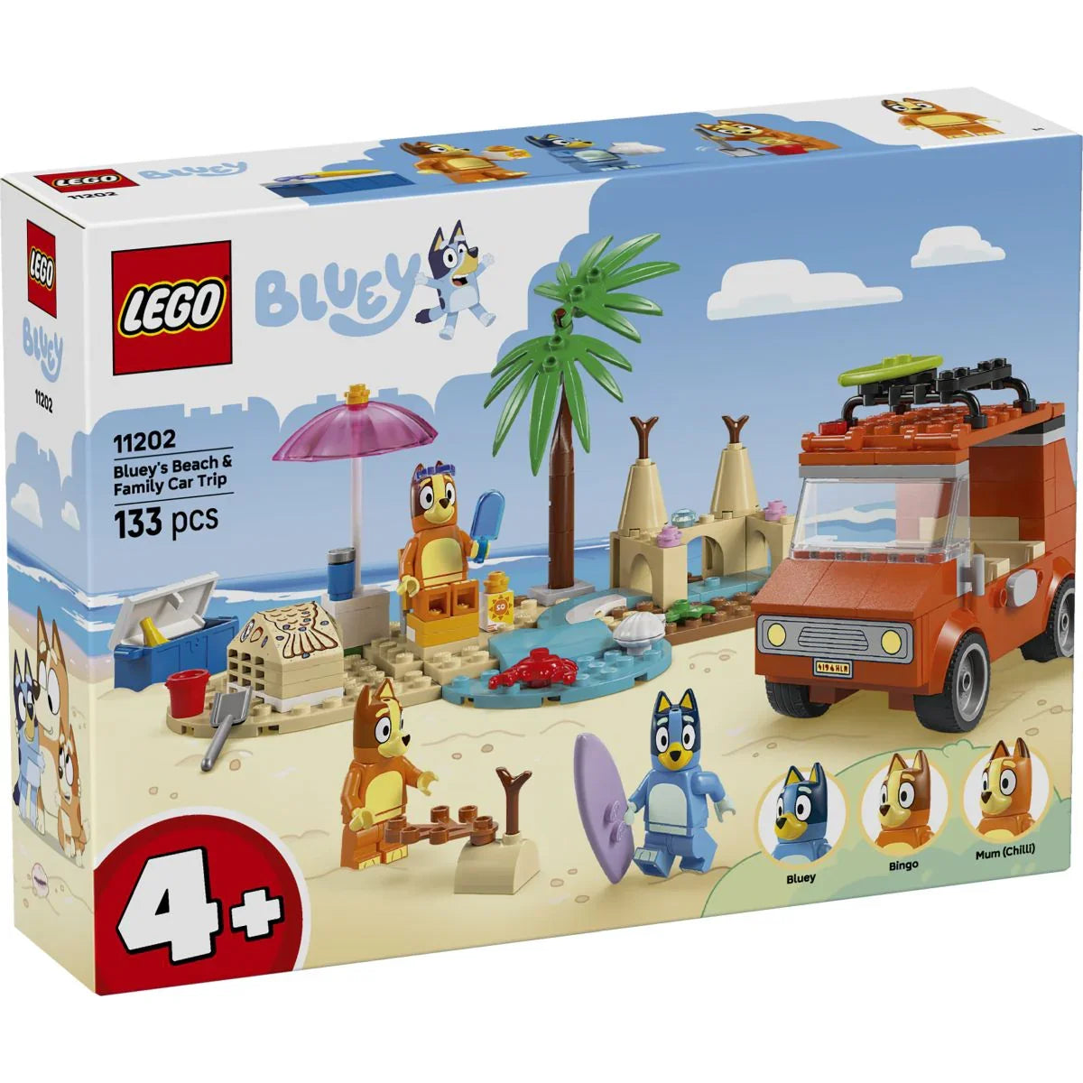 Lego - Blueyjina plaža in izlet z družinskim avtomobilom - L1268318 Luxbaby