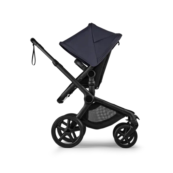 Bugaboo - Otroški voziček Fox 5 Renew Black/Heritage Black - Deep Indigo (2v1)