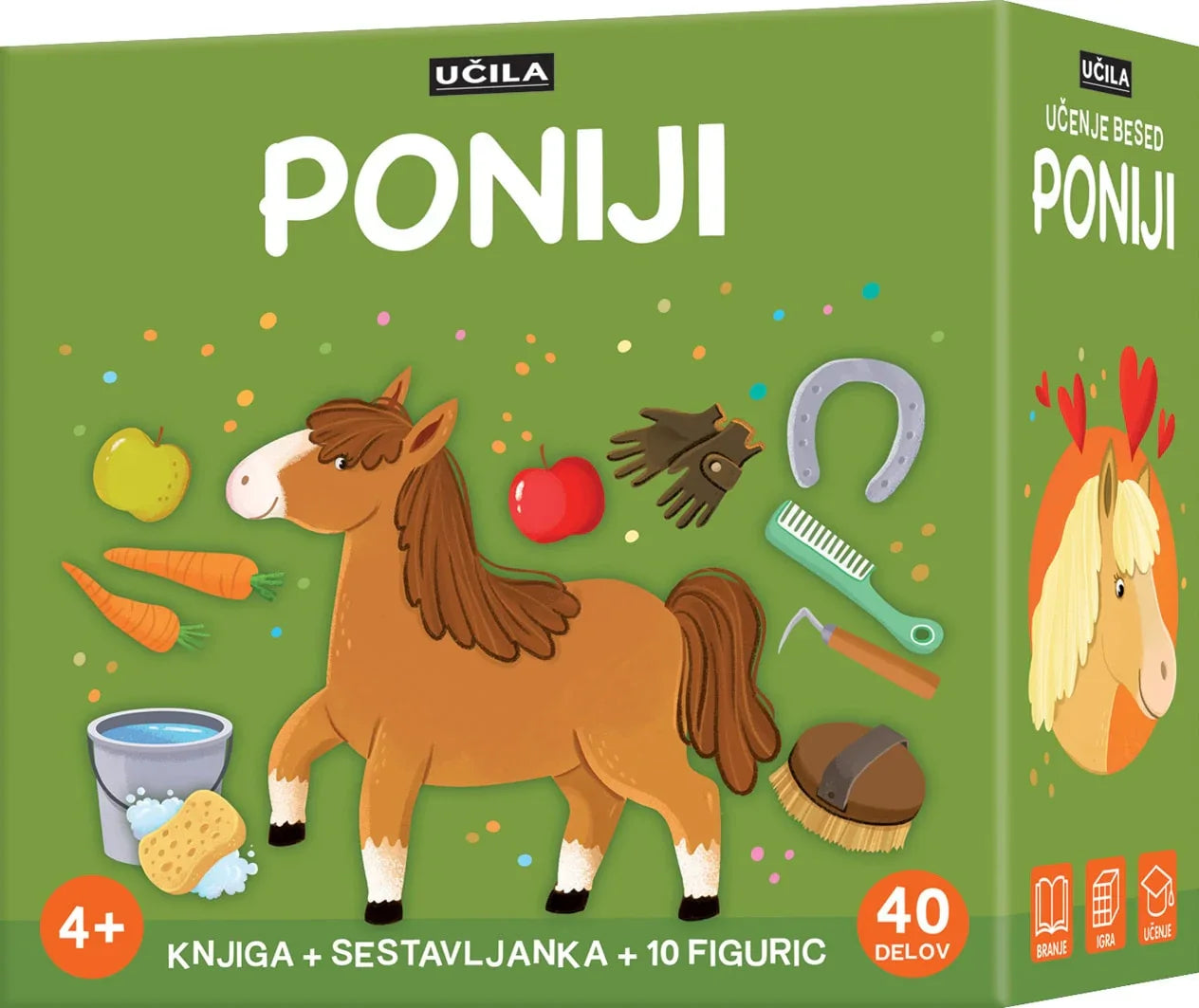 Učila - Poniji - Učenje besed - U007488 Luxbaby
