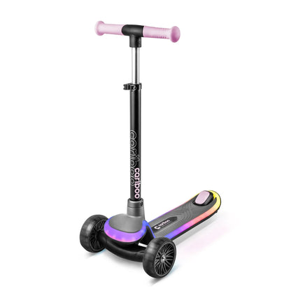 Cariboo - Otroški skiro LEDstar - Pink - JYK-038-P Luxbaby