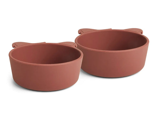 Nuuroo - Alex Silikonske skledice Koala - Mahogany (2 kosa) - NU120M Luxbaby