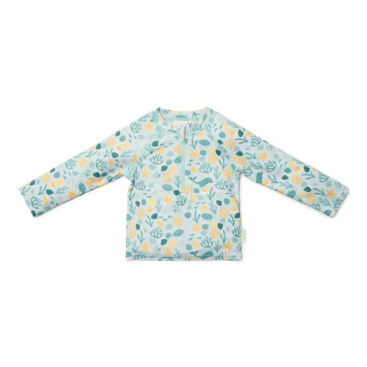 Little Dutch - Otroška kopalna majica z dolgimi rokavi - Sunny Yellow - CL25038330 Luxbaby