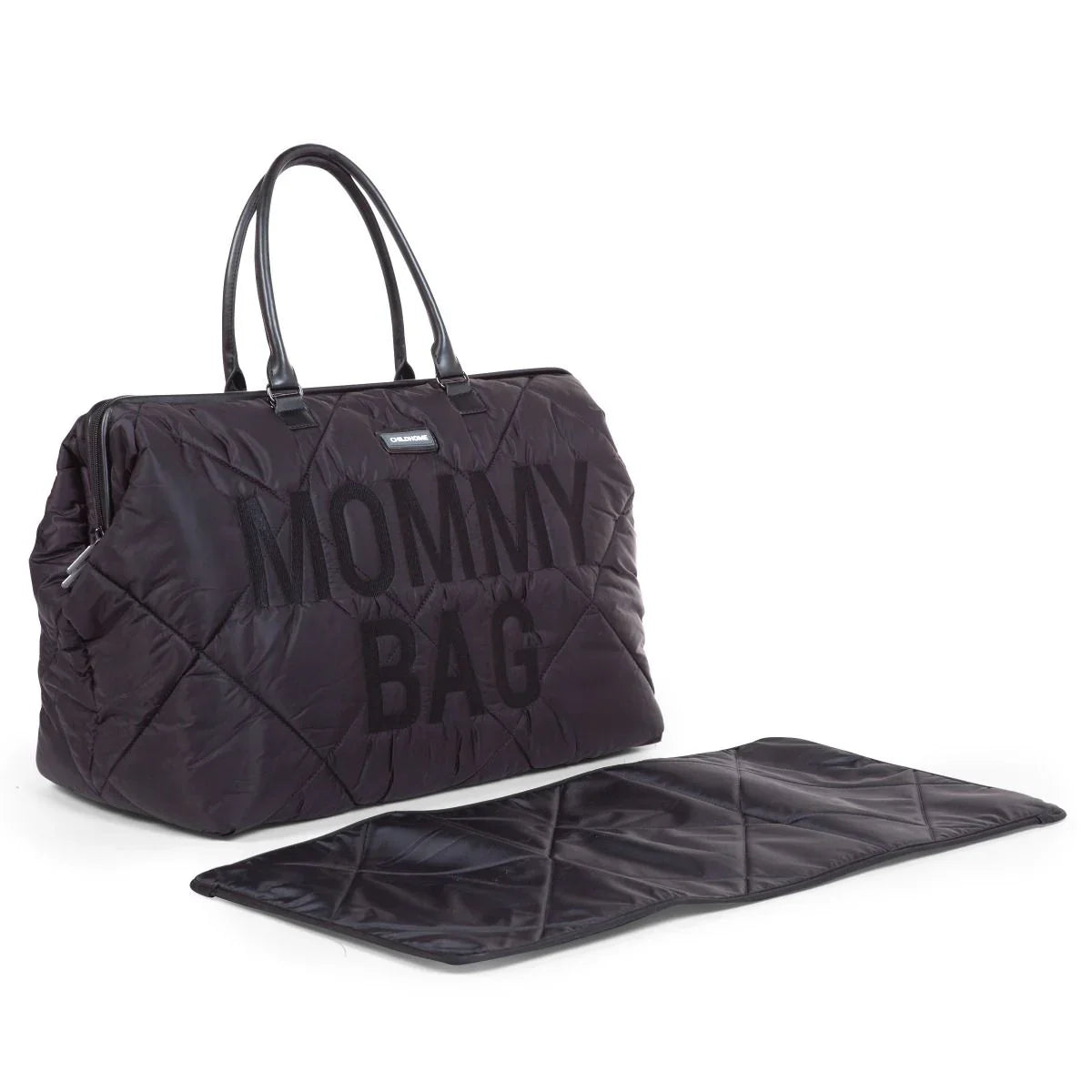 Childhome - Torba Mommy Bag Puffered - Black - CWMBBPBL Luxbaby