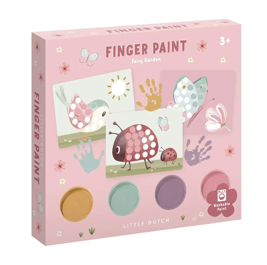Little Dutch - Set za barvanje s prsti - Fairy Garden