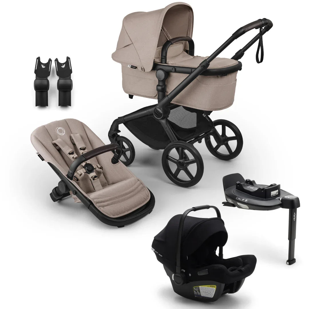 Bugaboo - Otroški voziček Fox 5 Renew Travel - Desert Taupe Melange (4v1) - K14062 Luxbaby