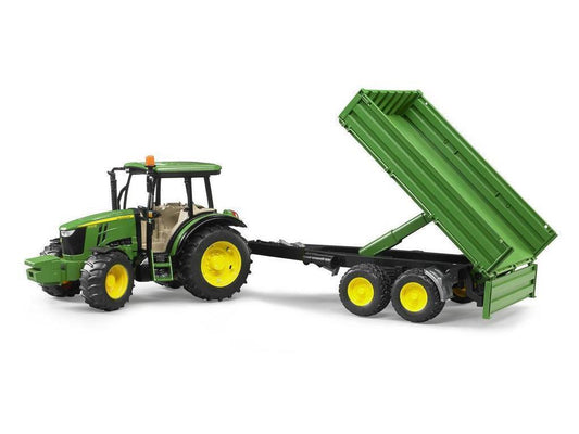 Bruder - Traktor John Deere s prekucno prikolico - 123006 Luxbaby