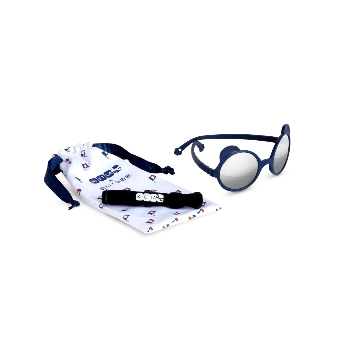 Ki et La - Otroška sončna očala Ourson - Blue Elysee - OU1SUNEBLUE Luxbaby