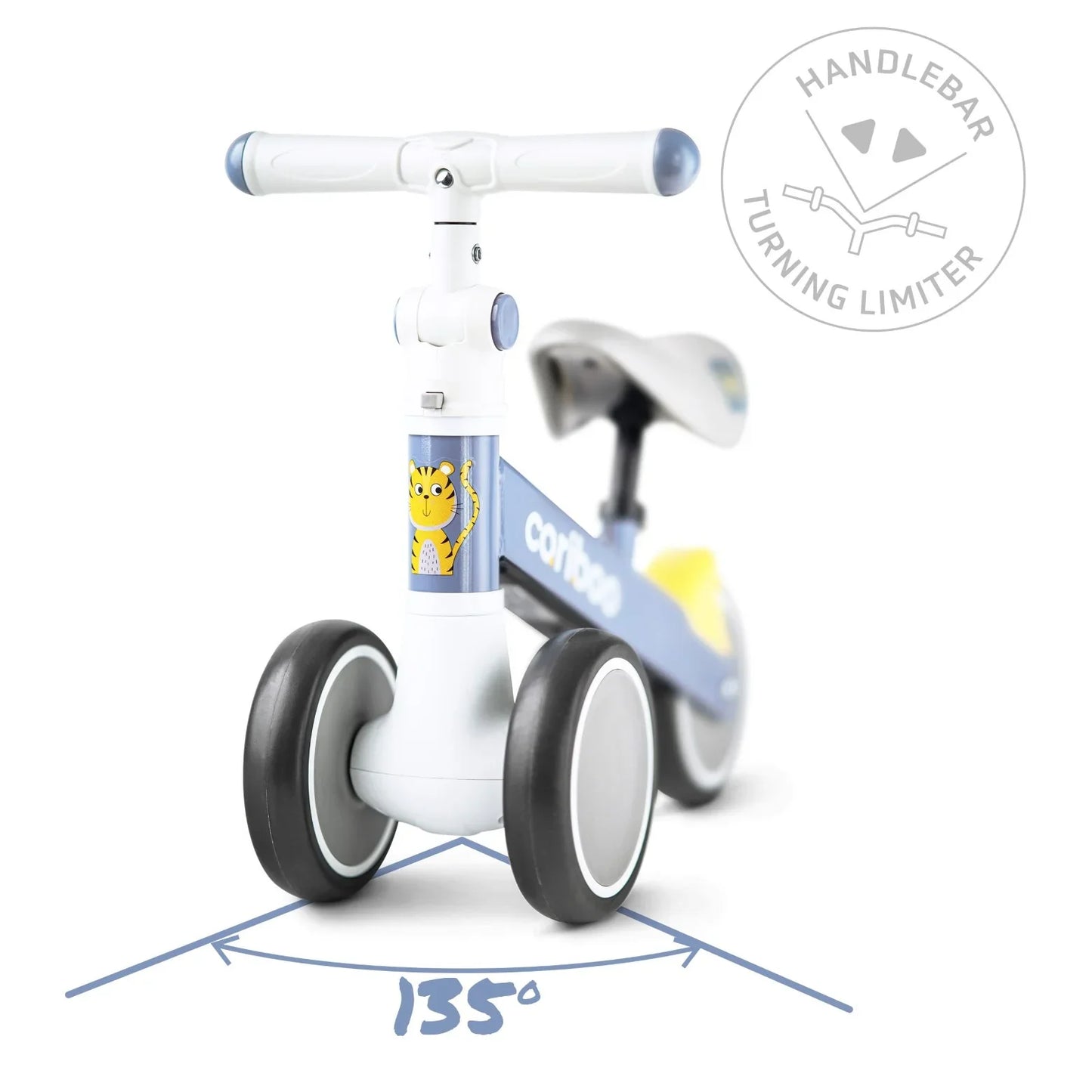 Cariboo - Otroški poganjalec MiniBike - Blue - CA-FR-NB Luxbaby