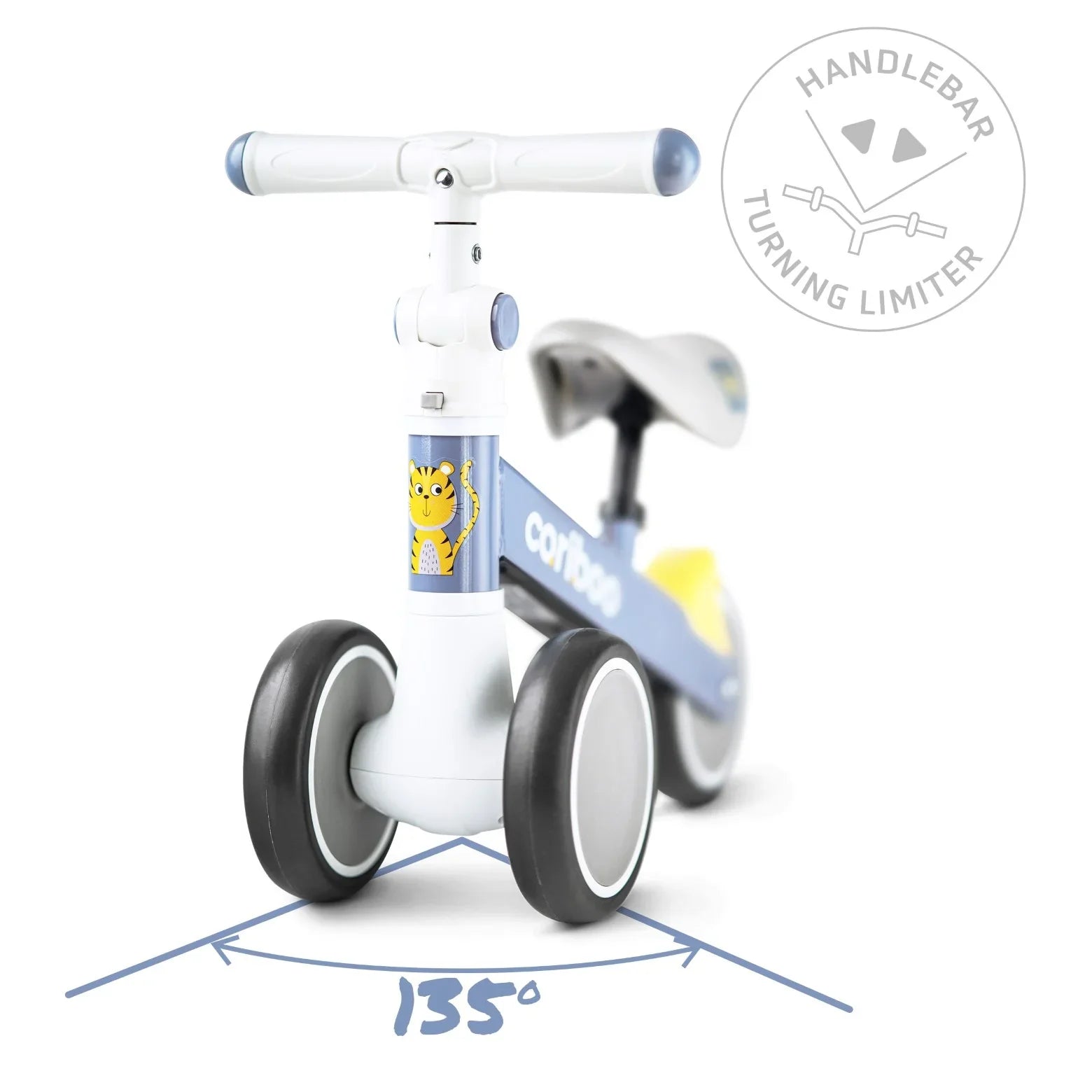 Cariboo - Otroški poganjalec MiniBike - Blue - CA-FR-NB Luxbaby