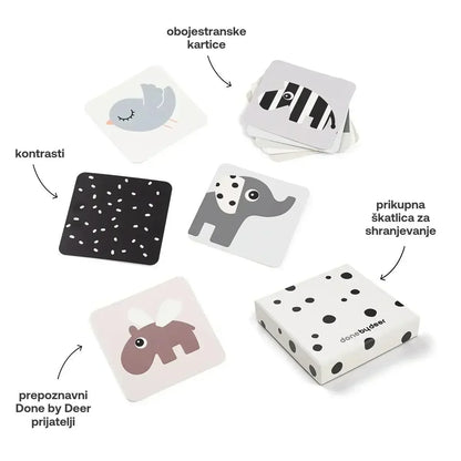 Done by Deer - Kontrastne kartice - Prijatelji jelena