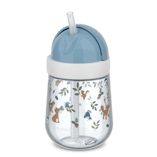 Little Dutch - Steklenička s slamico - Forest Friends - LD108014065408 Luxbaby