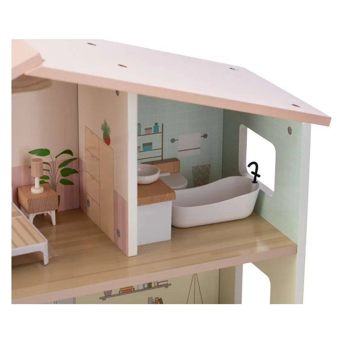 Free2Play - Hiška za punčke s pohištvom - Ella - F2M85147 Luxbaby