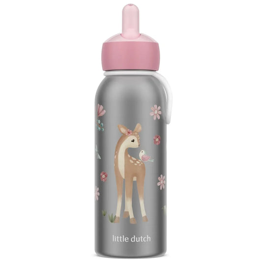 Little Dutch - Steklenička iz nerjavečega jekla flip-up - Fairy Garden 350ml - LD107458065406 Luxbaby
