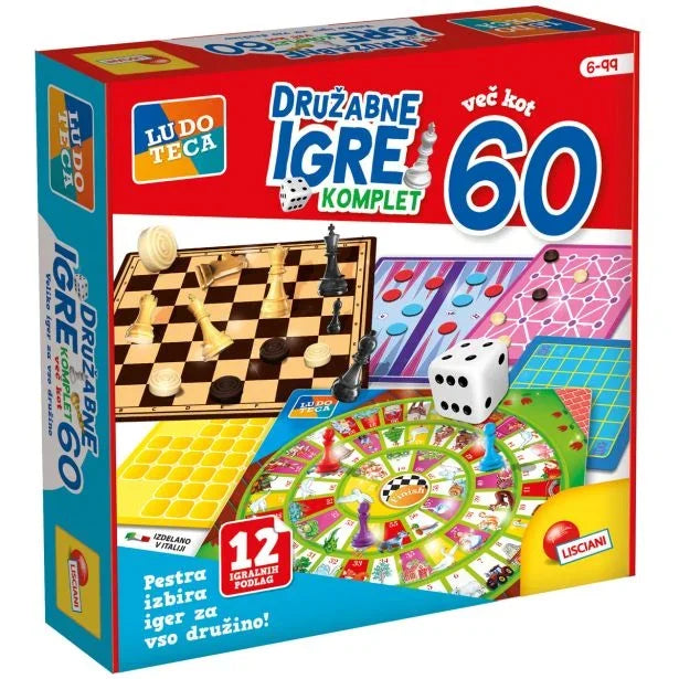 Lisciani - Zbirka 60 iger - L1181225 Luxbaby