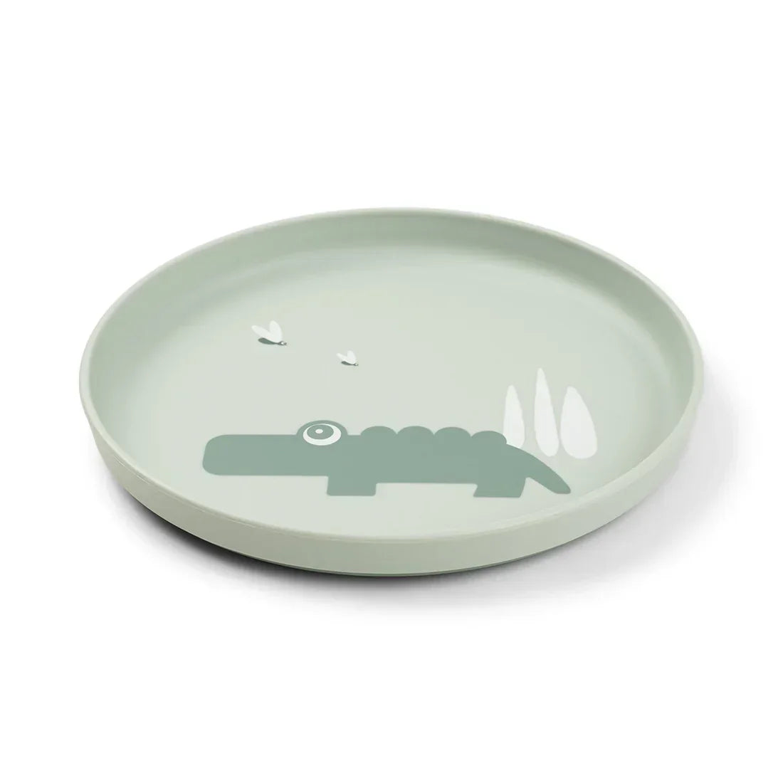 Done by Deer - Croco Children's Plate - Green