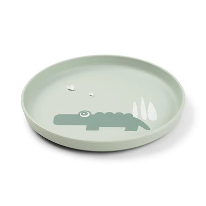 Done by Deer - Croco Children's Plate - Green