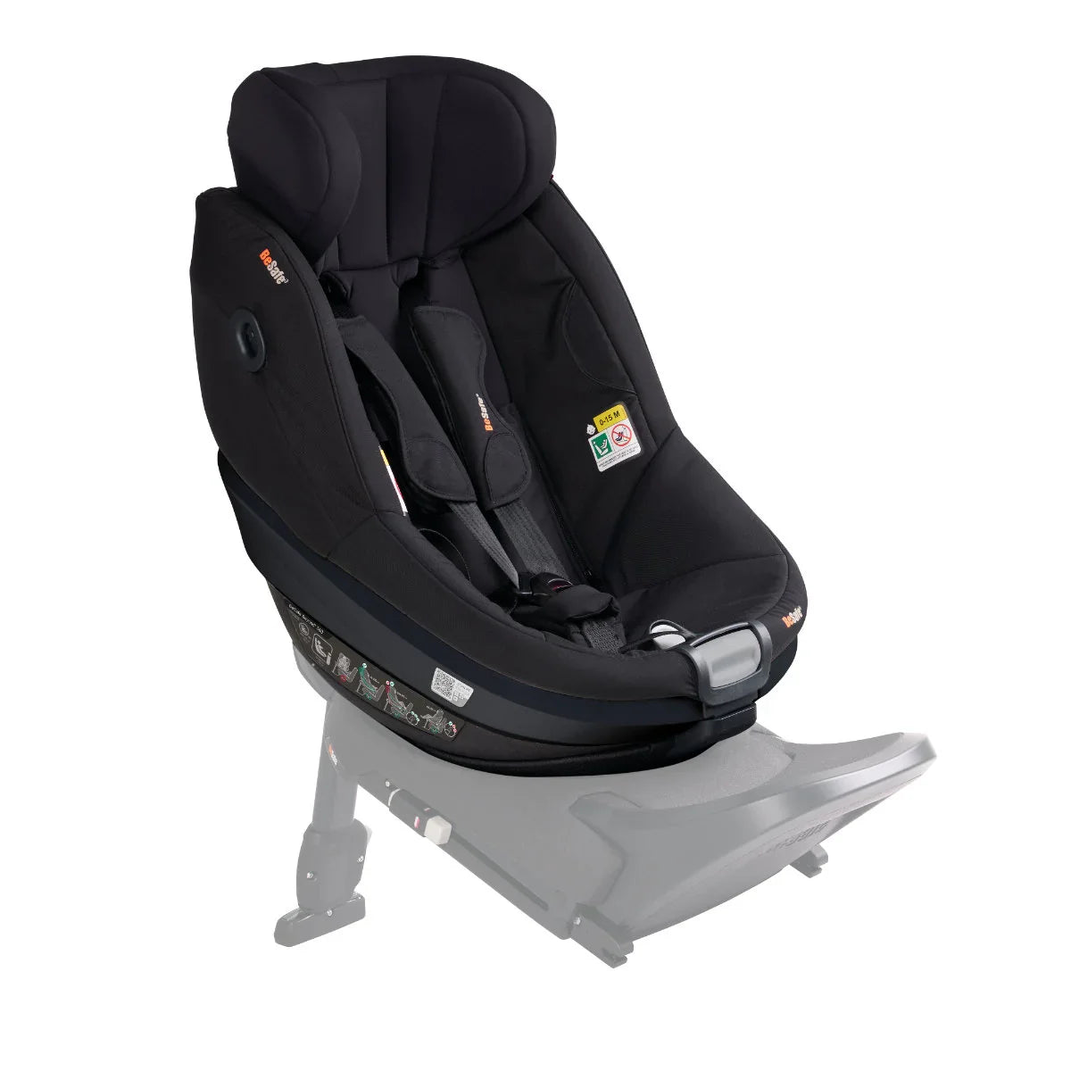 BeSafe - Otroški avtosedež Beyond² 360 (61-125cm) - Fresh Black Cab - 11045369-BlackCabF Luxbaby