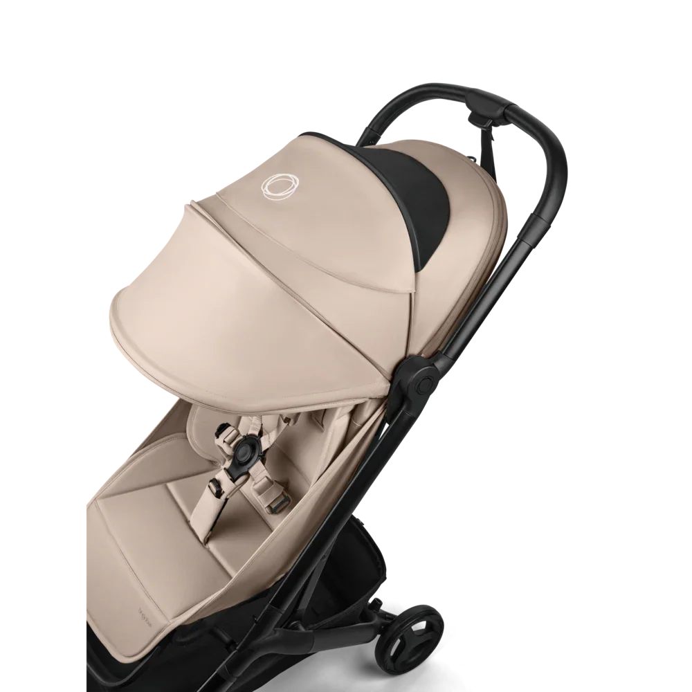 Bugaboo - Otroški voziček Butterfly 2 - Black/Desert Taupe - B14297 Luxbaby