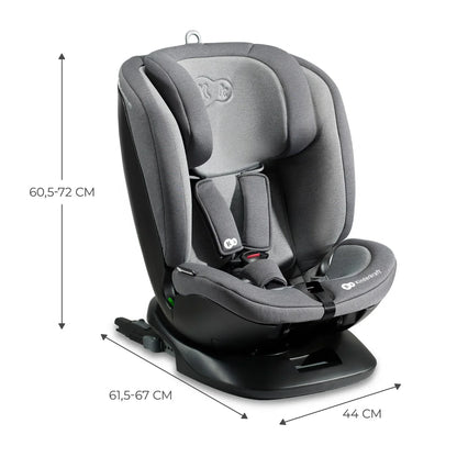 Kinderkraft - Otroški avtosedež z IsoFix bazo Xpedition™ 2 i-Size 0+/1/2/3 (40-150 cm) - Grey - KCXPED02GRY0000 Luxbaby