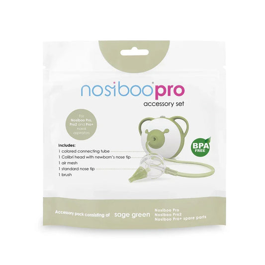 Nosiboo - Komplet dodatkov za nosni aspirator Pro - Sage - NACS-01-13 Luxbaby