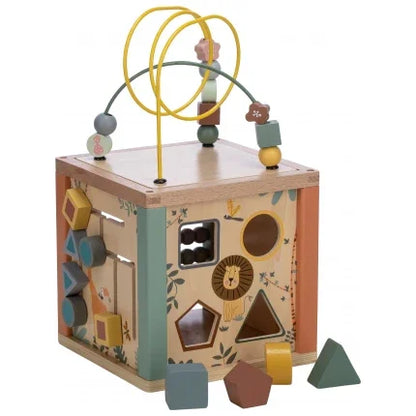 Free2Play - Didaktična lesena igralna kocka - F2P1181262 Luxbaby