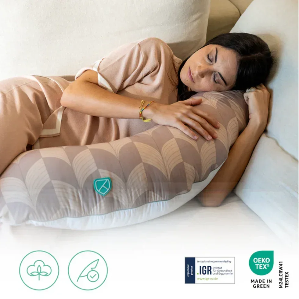 Koala Babycare - Blazina za nosečnice Hug Comfy - Fan Beige