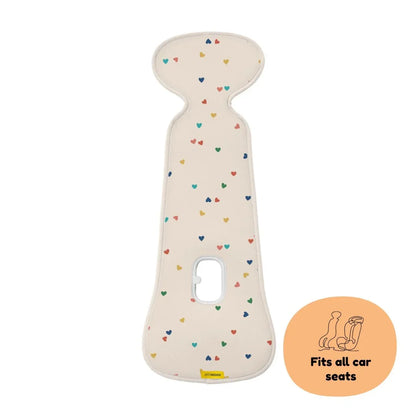 AeroMoov - Zračna podloga za avtosedež skupine 1 - Confetti Hearts - AL-1-CF Luxbaby