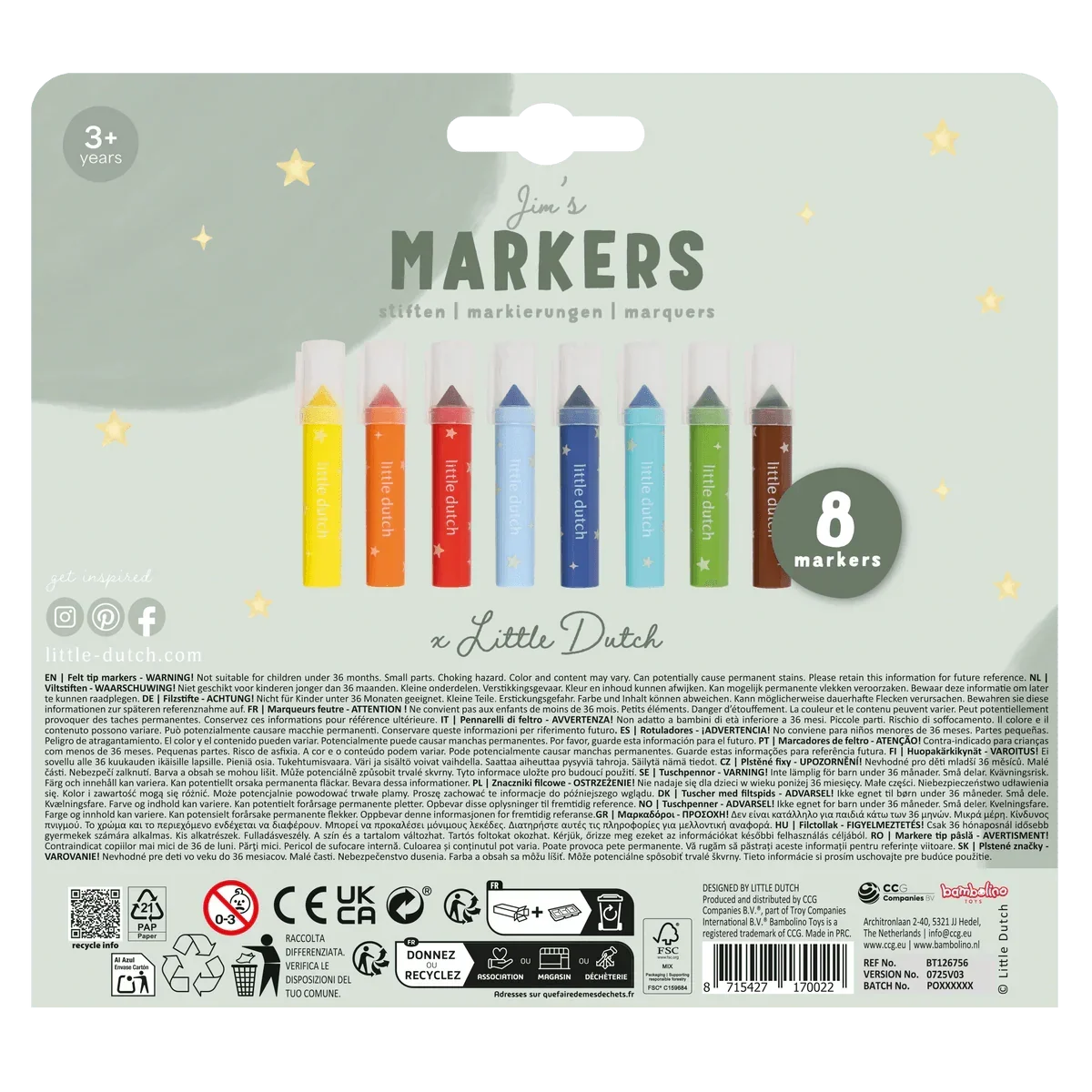 Little Dutch - Flomastri - Jim & Friends