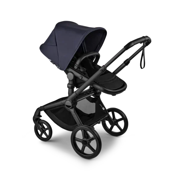 Bugaboo - Otroški voziček Fox 5 Renew Black/Heritage Black - Deep Indigo (2v1)