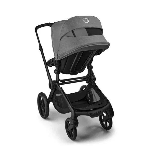 Bugaboo - Otroški voziček Fox 5 Renew Black/Heritage Black - Moon Grey (2v1)