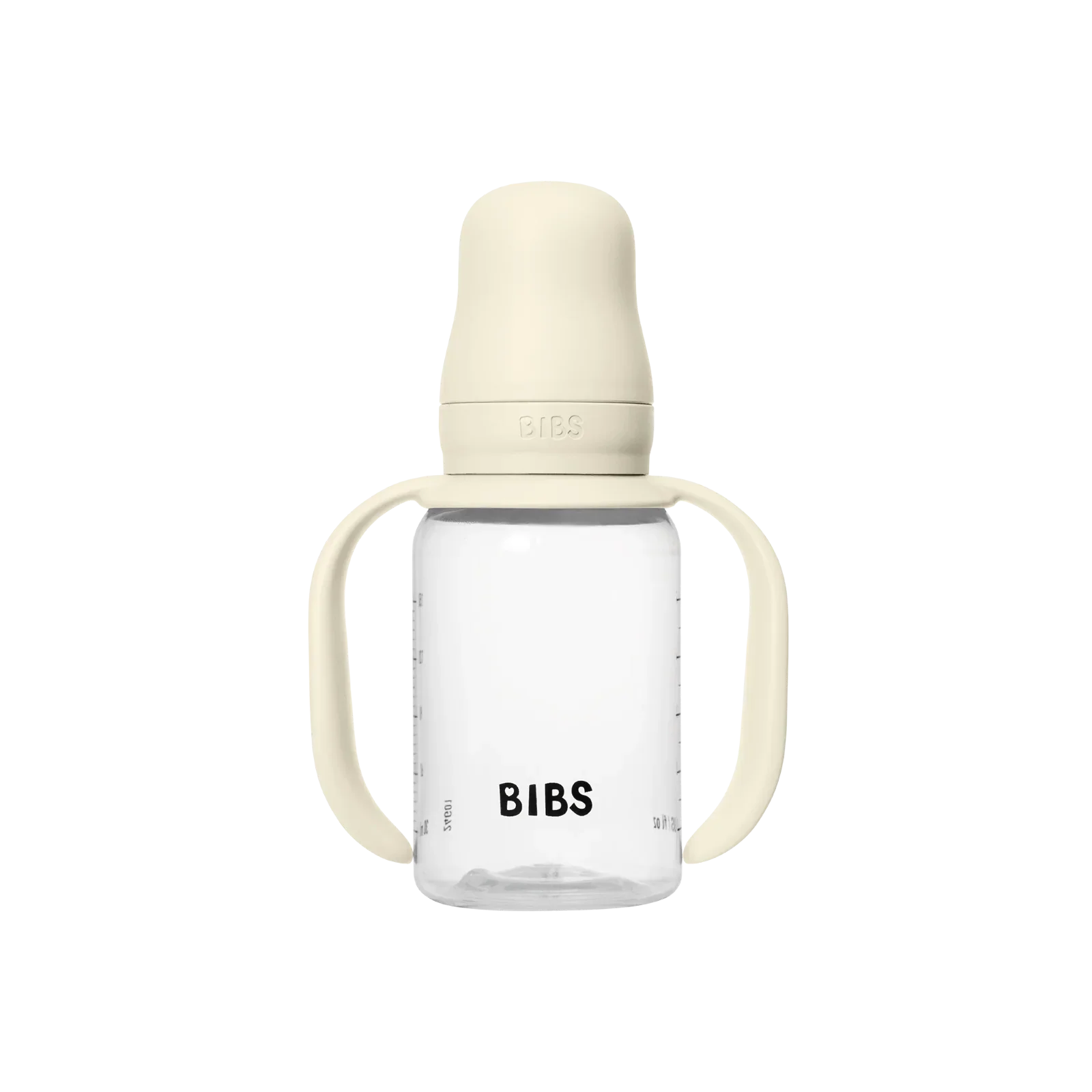 BIBS - Steklenička za učenje pitje, silikon - Ivory - 50211216 Luxbaby