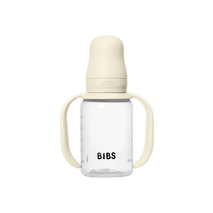 BIBS - Steklenička za učenje pitje, silikon - Ivory - 50211216 Luxbaby