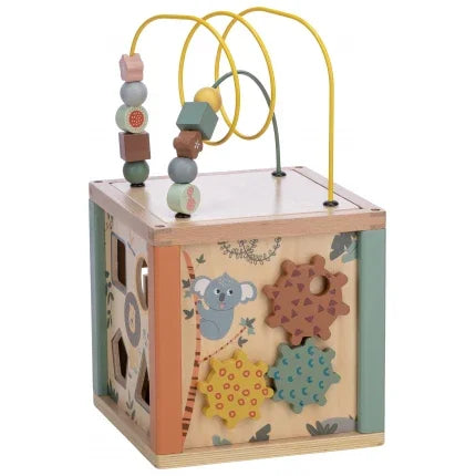 Free2Play - Didaktična lesena igralna kocka - F2P1181262 Luxbaby