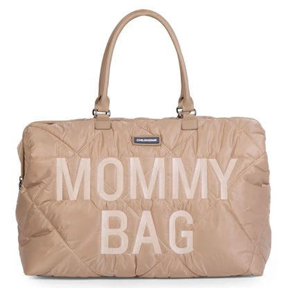 Childhome - Torba Mommy Bag Puffered - Beige - CWMBBPBE Luxbaby