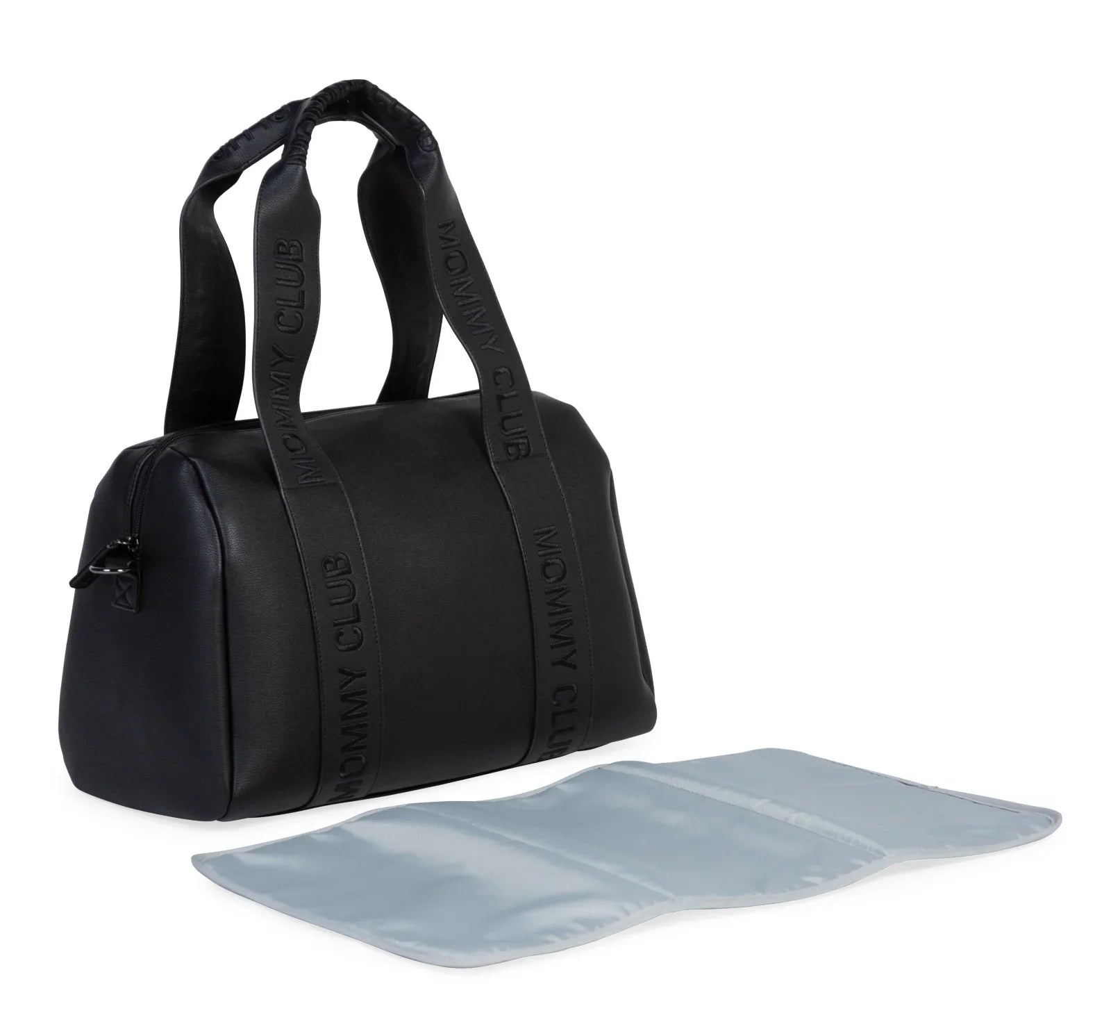 Childhome - Torba Mommy Club Signature Vegan Leather - Black - CWMCSLBL Luxbaby