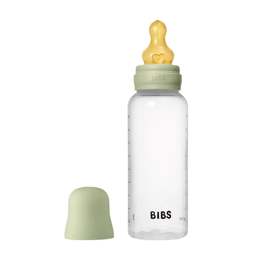 BIBS - Otroška steklenička 270 ml, lateks - Sage (srednji pretok) - 5017250 Luxbaby