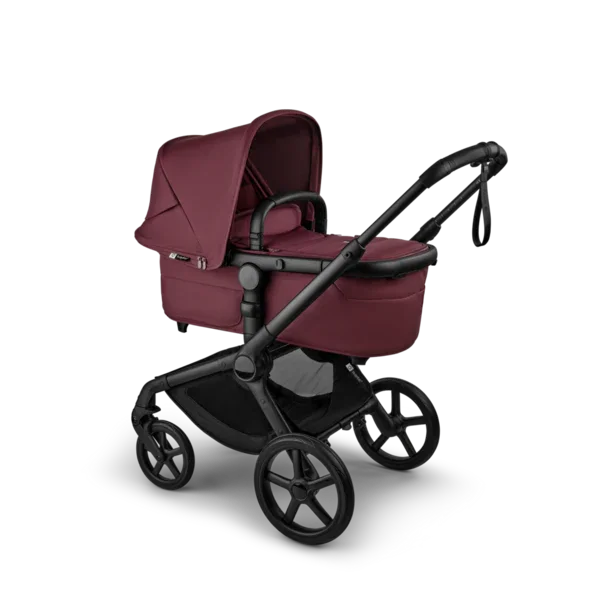 Bugaboo - Otroški voziček Fox 5 Renew Black/Dark Cherry - Dark Cherry (2v1) - 13823 Luxbaby