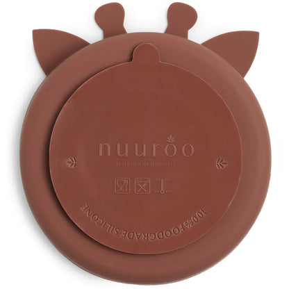 Nuuroo - Krožnik z vakuumskim dnom Orla - Mahogany