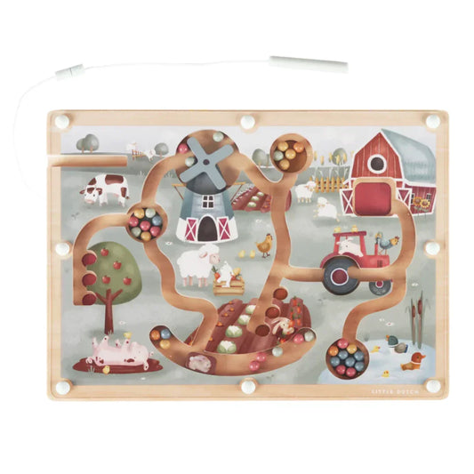 Little Dutch - Magnetni labirint - Little Farm - LD7164 Luxbaby
