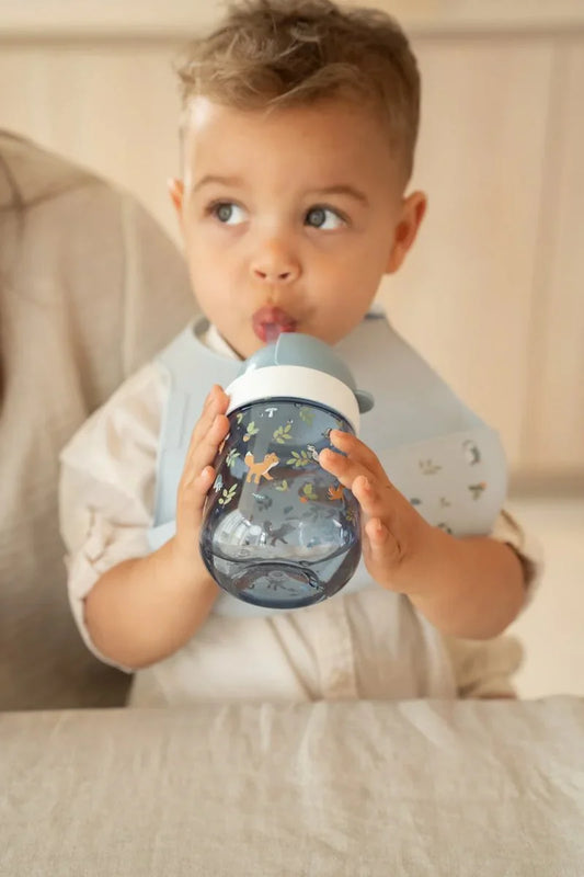 Little Dutch - Steklenička s slamico - Forest Friends - LD108014065408 Luxbaby