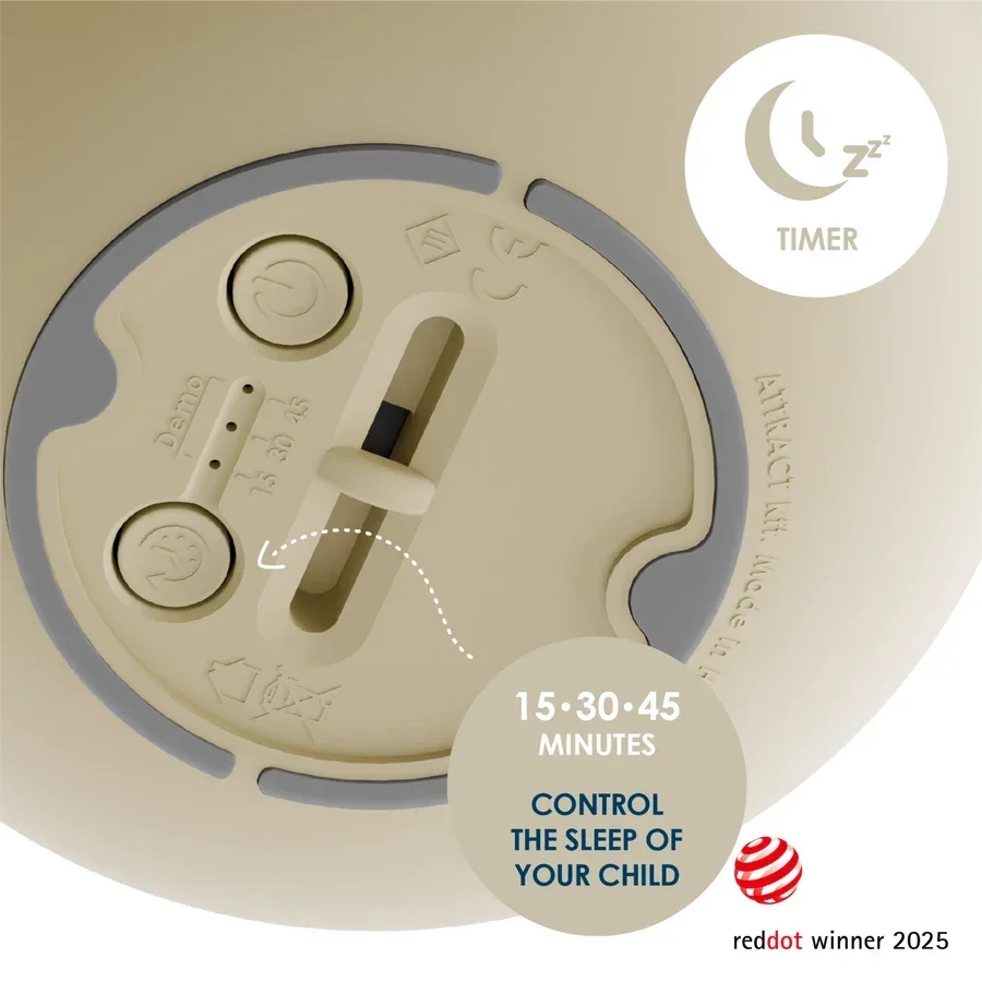 Nosiboo - Nočna lučka Zigg - Beige - ZIG-01-05-B Luxbaby